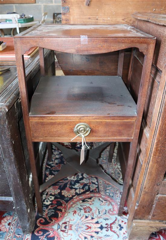 A converted wash stand, a.f., width 41cm, depth 41cm, height 81cm